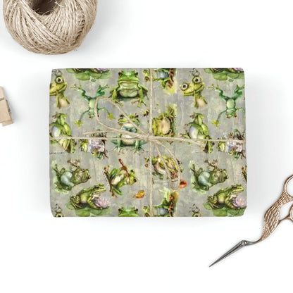 10 Animal Designs, 3 Pack Gift Wrapping Paper Sheets