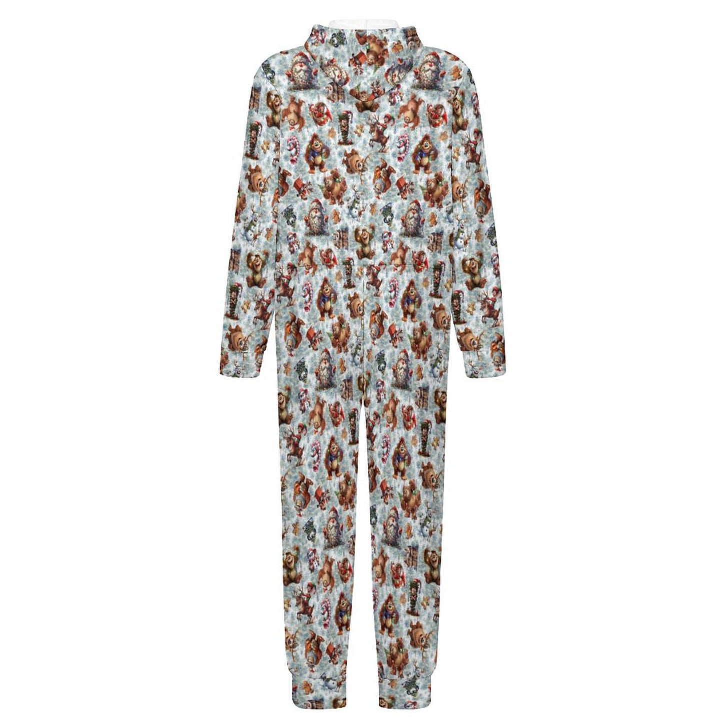 10 Bigfoot / Sasquatch Designs, Youth Flannel Footless Zip up Pajama Jumpsuit