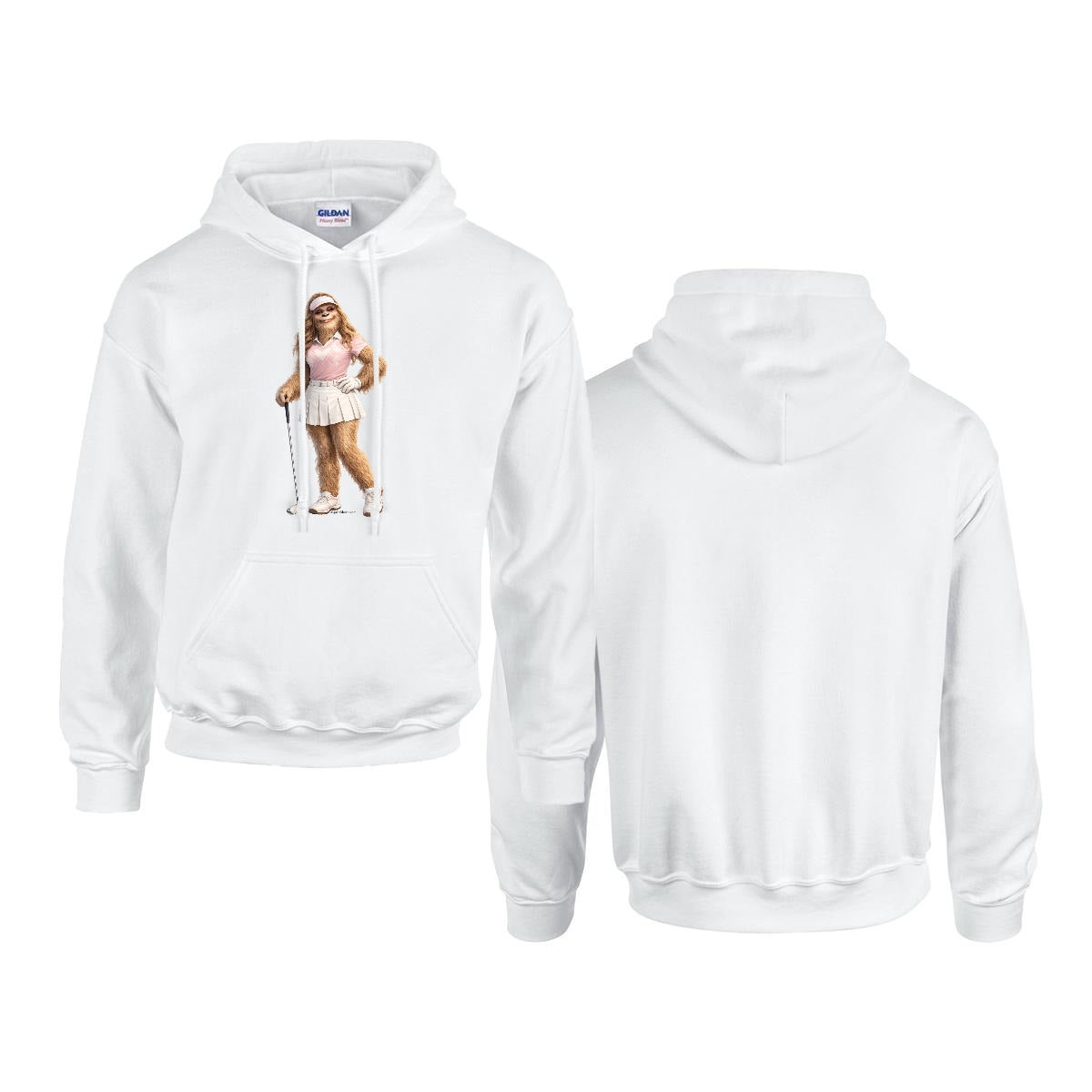 Sasquatch, Bigfoot Design, Gildan 18500 Poly-Cotton Hoodie