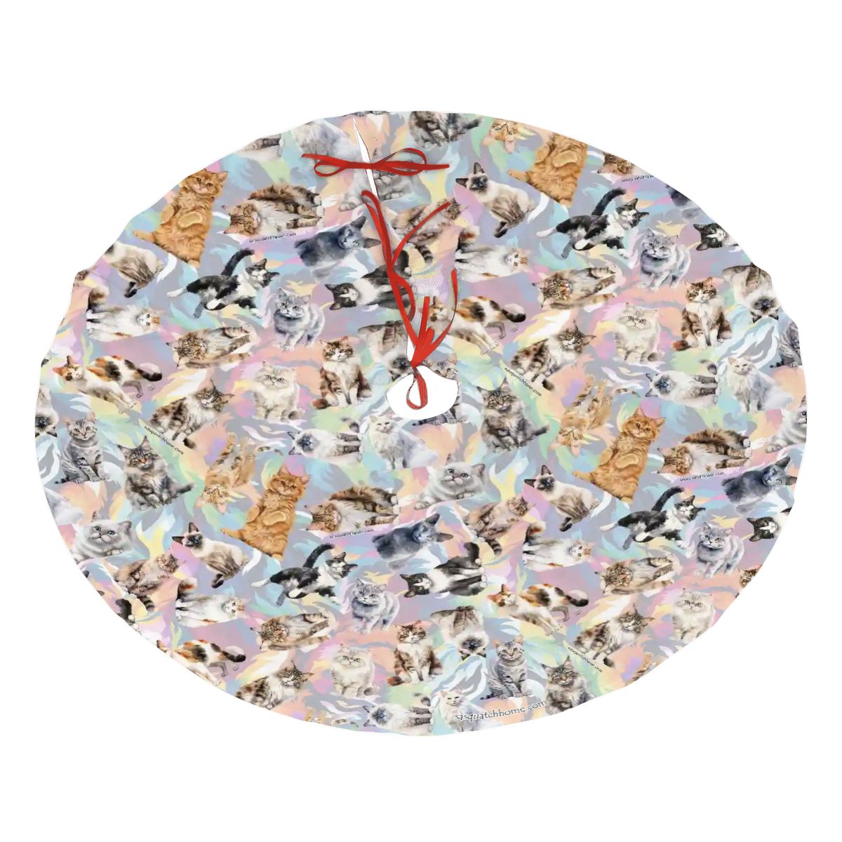 10 Animal Designs, Plush Christmas Tree Skirt