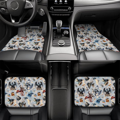 20 Misc Designs, 4 Piece Auto Floor Mats