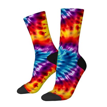 19 Tie Dye Designs, Polyester Crew Socks
