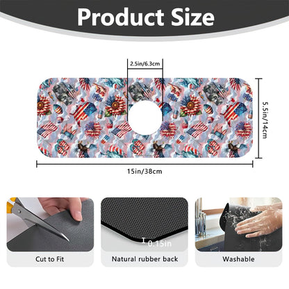 8 Patriot Designs, Faucet Mat