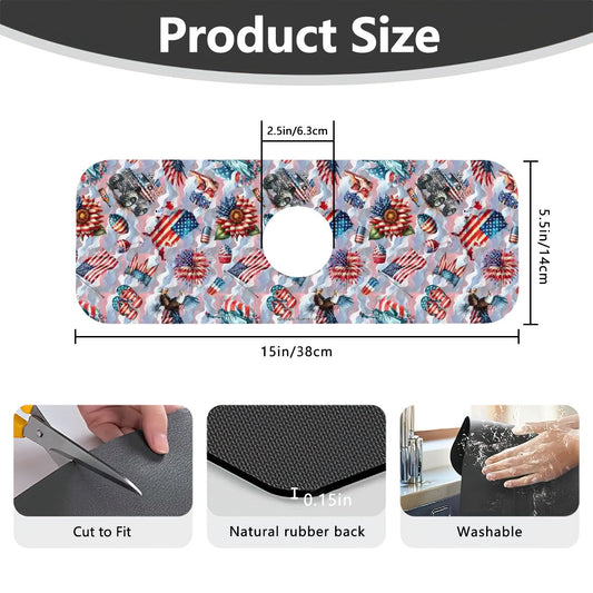 8 Patriot Designs, Faucet Mat