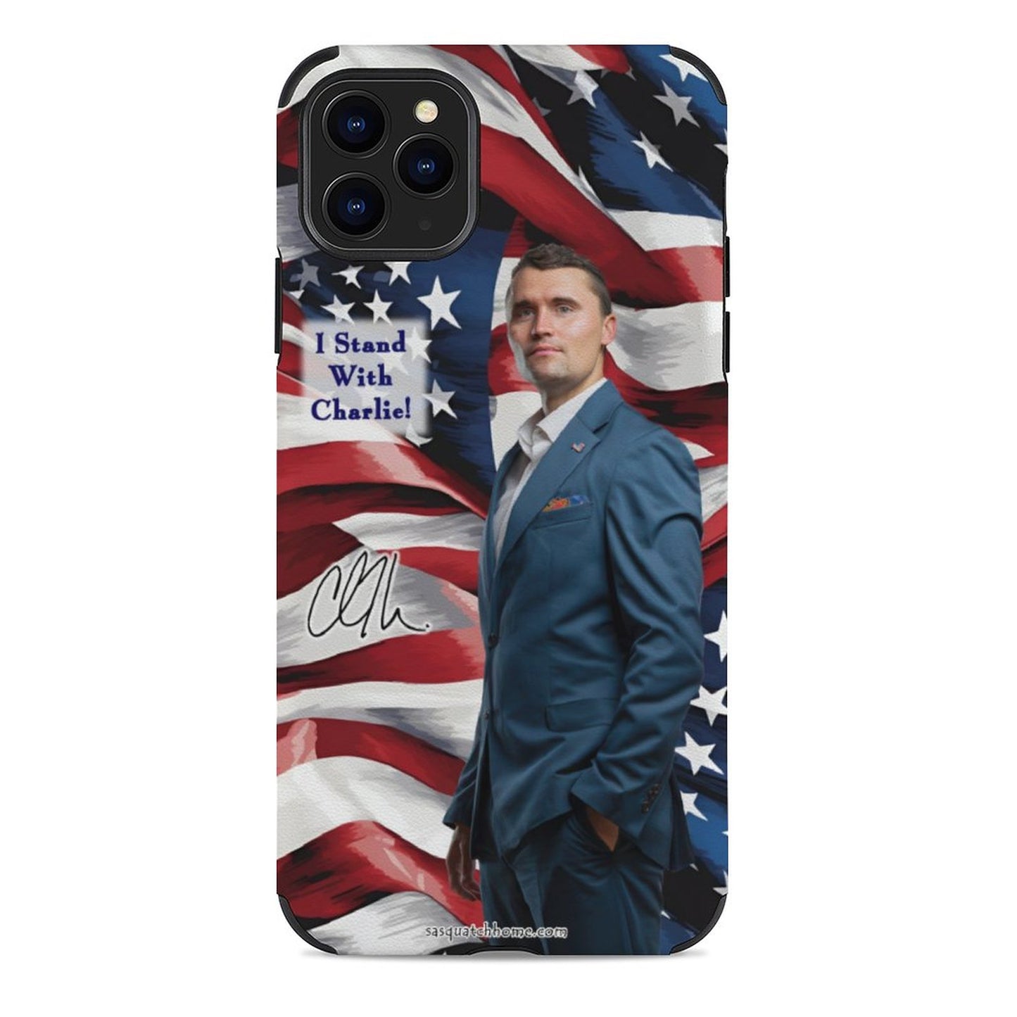 Charlie Kirk Memorial, Microfiber iPhone Case for iPhone 11 Series