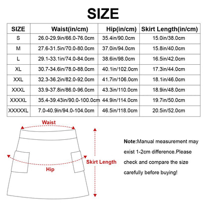 6 Fairy Designs, Women’s Milk Silk Sports Skorts with Pockets