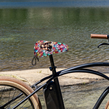 Bigfoot / Sasquatch "I love you haters...", Waterproof Bike Seat Cover