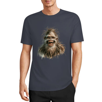 Bigfoot - Sasquatch Silly Short Sleeve Cotton T-Shirt