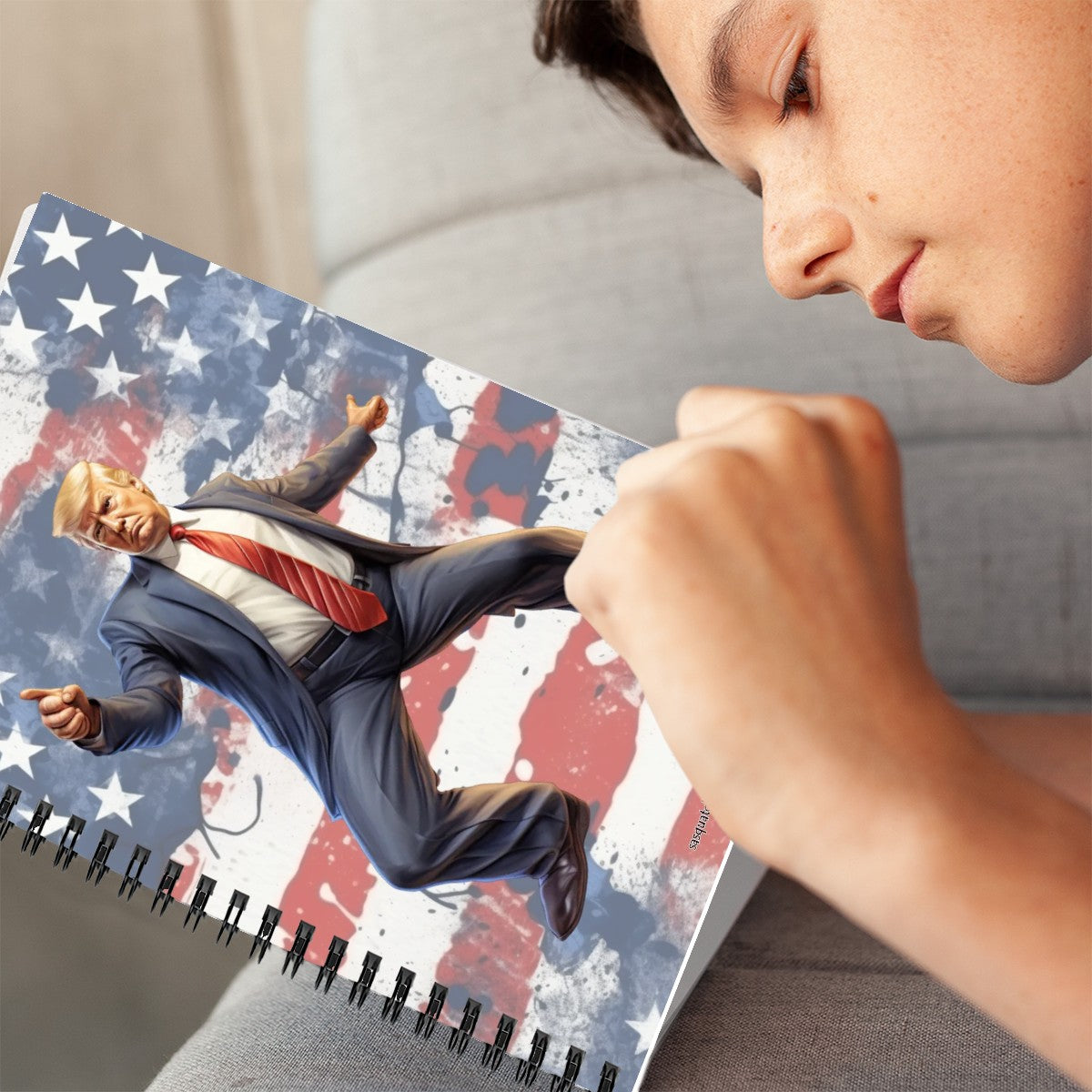 Dancing Donald Trump Spiral Notebook