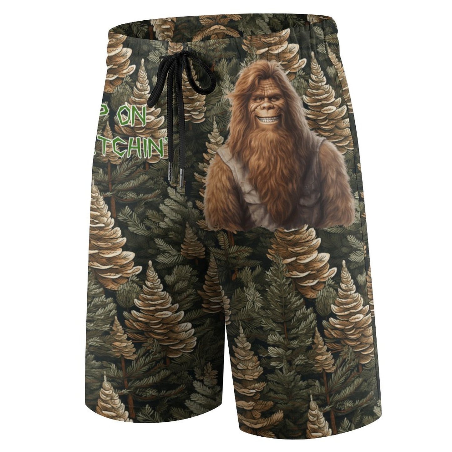 Bigfoot, Sasquatch, "Keep On Squatchin" Children’s Beach Pants, Swim Shorts