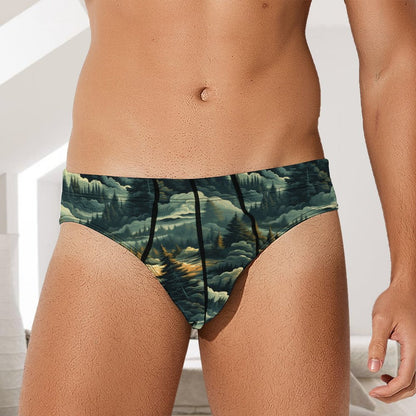 Bigfoot / Sasquatch,  Men’s Silk Briefs Underwear