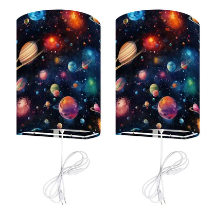 12 Space Designs, Wall Sconces, Set of 2, Plug In