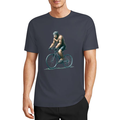 Bigfoot - Sasquatch Bicycle Short Sleeve Cotton T-Shirt