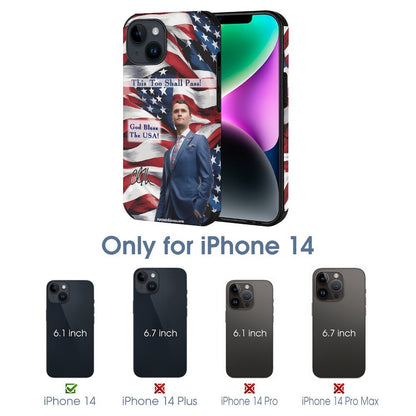 Charlie Kirk Memorial, Microfiber iPhone 14 Cases