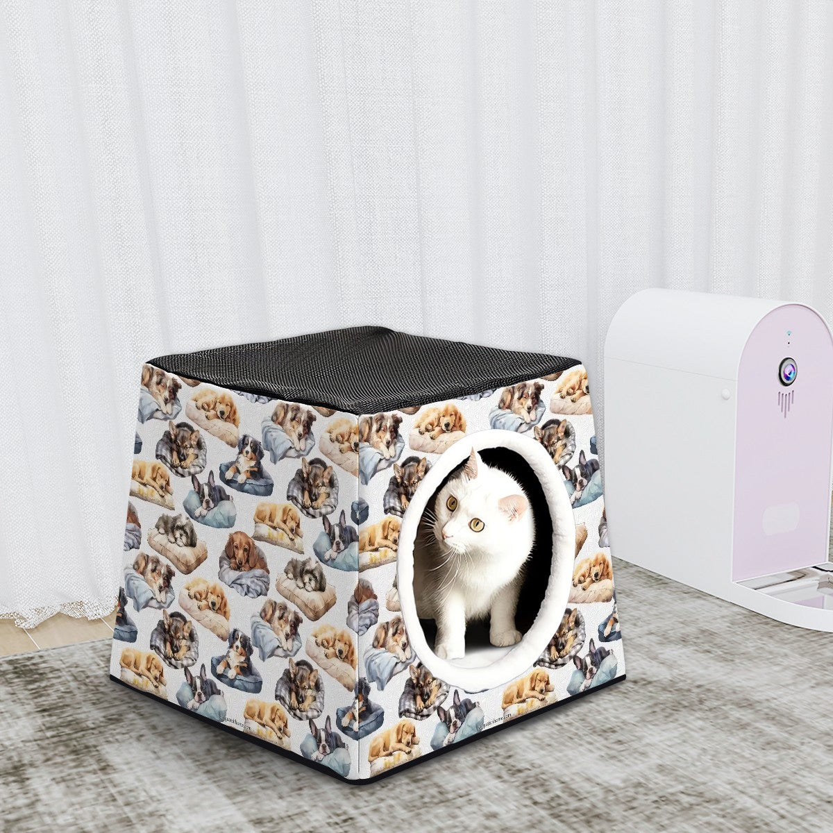 Dogs on Beds, Space Capsule Pet Bed