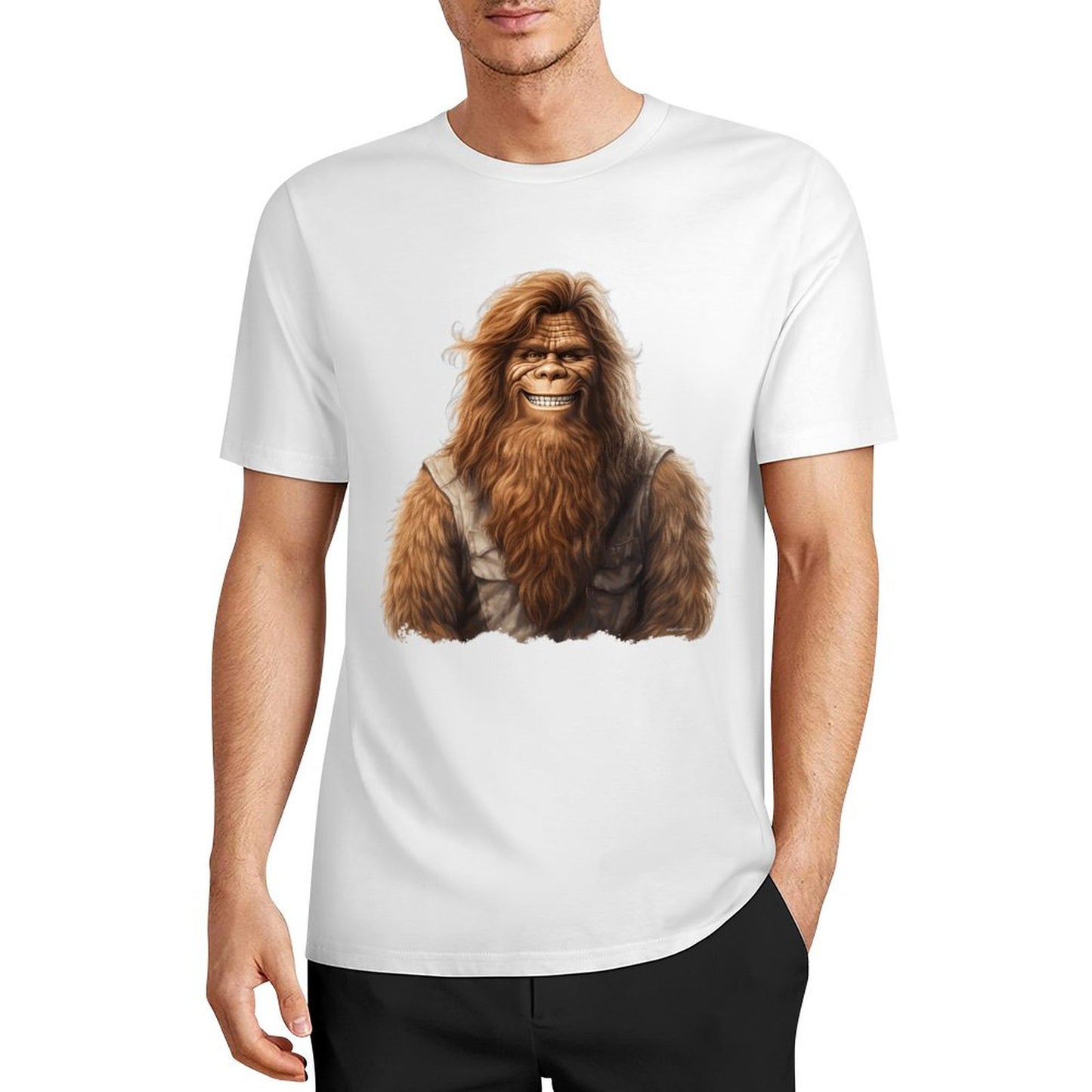 Bigfoot - Sasquatch Hillbillie Short Sleeve Cotton T-Shirt