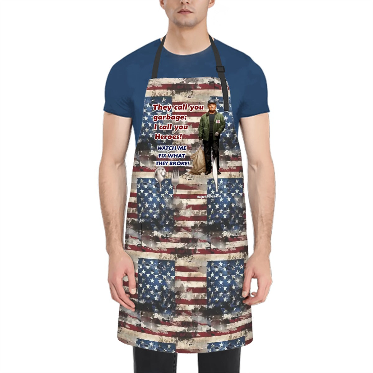 "let me fix it" Trump Waterproof apron with pockets -  Trump apron