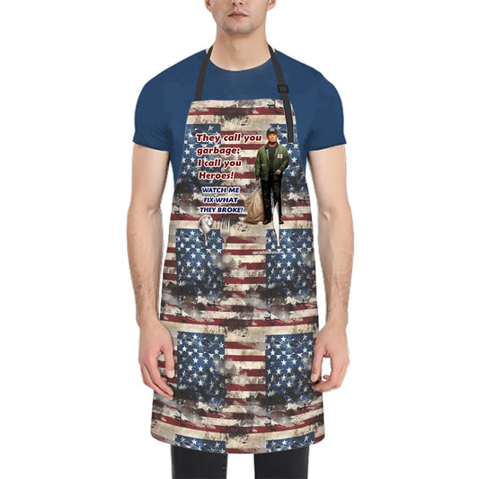 "let me fix it" Trump Waterproof apron with pockets -  Trump apron
