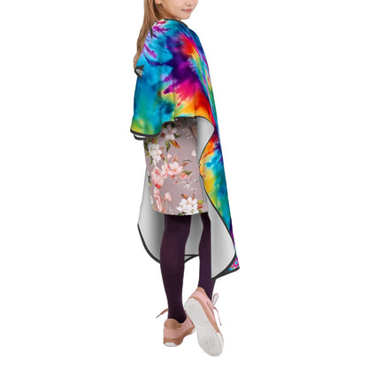 Kids Hair Cutting Cape - 19 Tie-Dye Designs, Tie Dye cape, Tie Dye hair cut cape, child cape