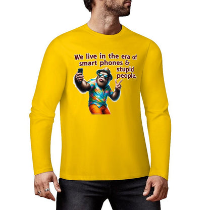 Bigfoot / Sasquatch "We Live in an Era...", Cotton Unisex Long Sleeve T-shirt