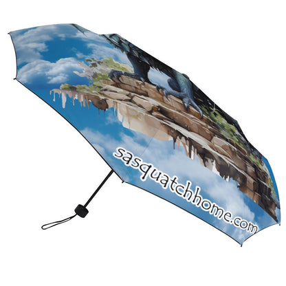 Manual Triple Folding Umbrella with Pattern Outside ZYS02-8K