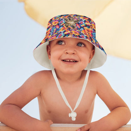 Hawaiian Bigfoot, Sasquatch, Kid’s Bucket Hat