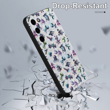 6 Alien Designs, Samsung S23 Series TPU Cell Phone Case