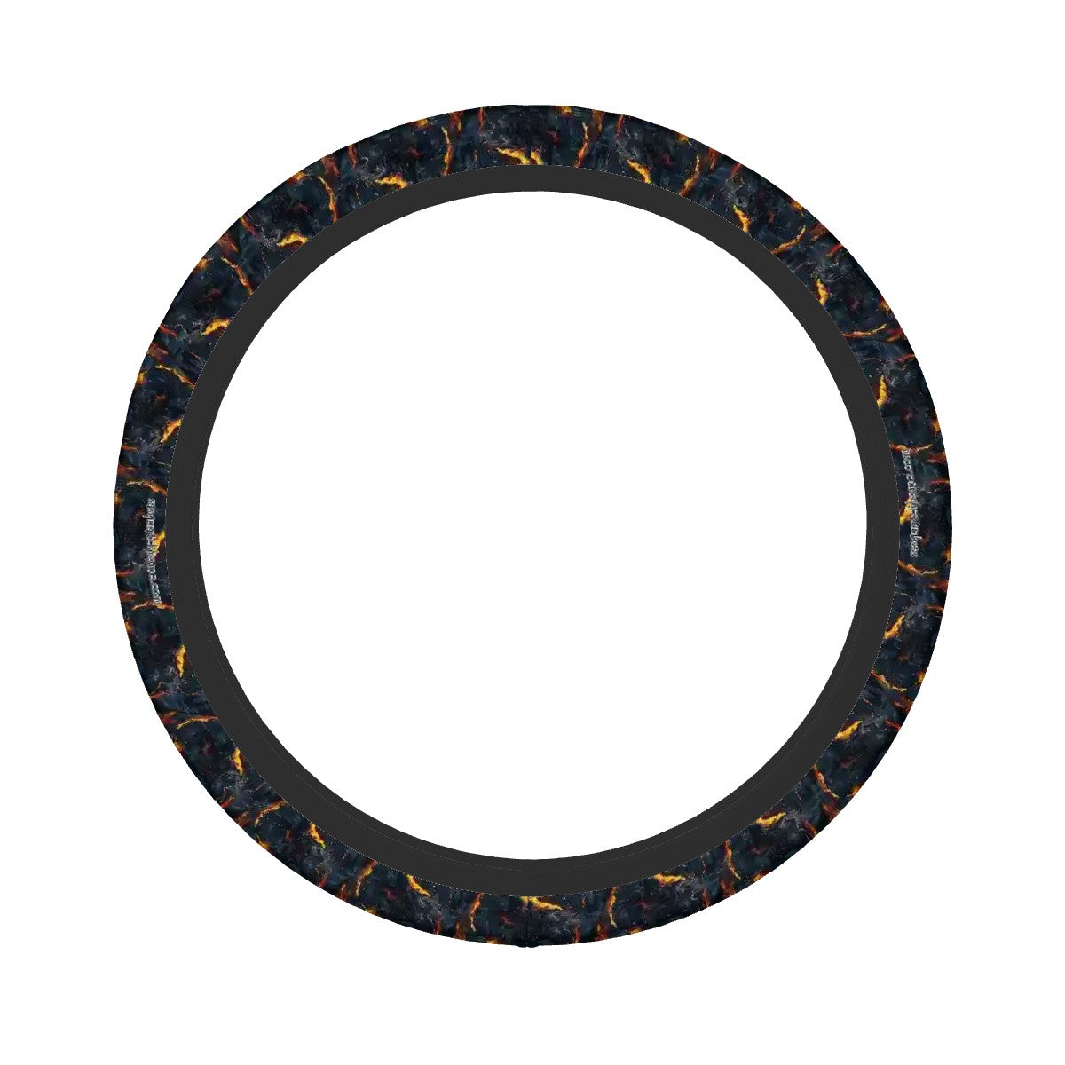 Hot Lava, Rugged Auto Steering Wheel Cover - 15"