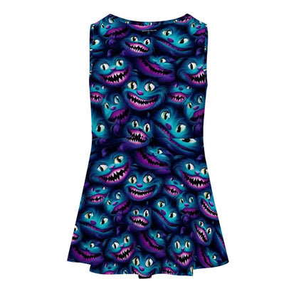 Cheshire Cat, Girl’s Sleeveless Dress
