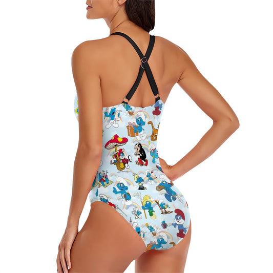 20 Awesome Designs, Cross-Back One Piece Swimsuit