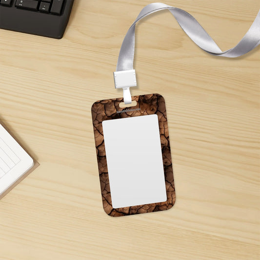 Cowboy Bigfoot Sasquatch, Durable Double Sided Badge Holder