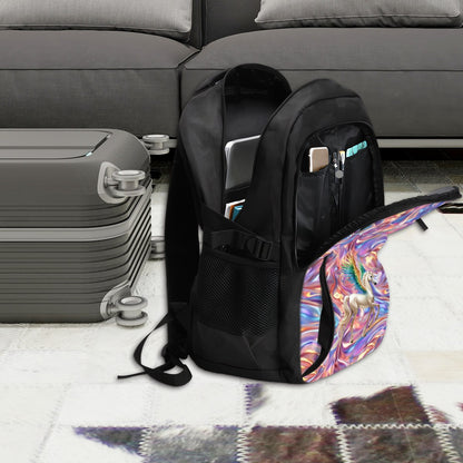 Pegicorn, Large Capacity, Oxford Travel, Laptop Bag with USB Charger