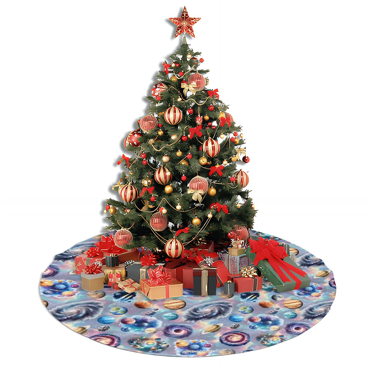 20 Awesome Designs, Plush Christmas Tree Skirt