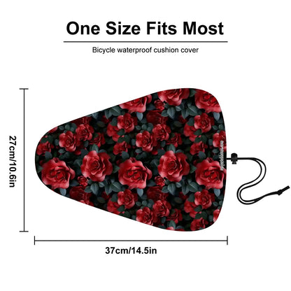 10 Flower Designs, Waterproof Bike Seat Cover