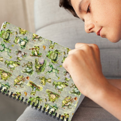 Animal Themed Spiral Notebooks, dogs, cats, turtles, elephants, frogs + more