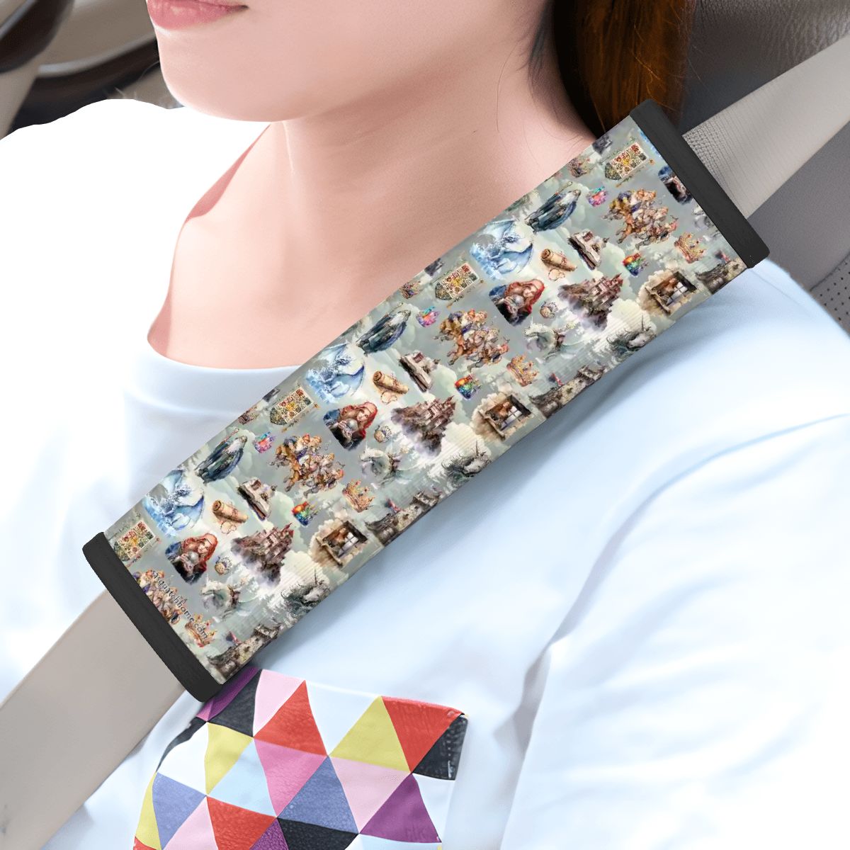 20 Misc Designs, Seat Belt Cover Pad For Adults 2 Pcs