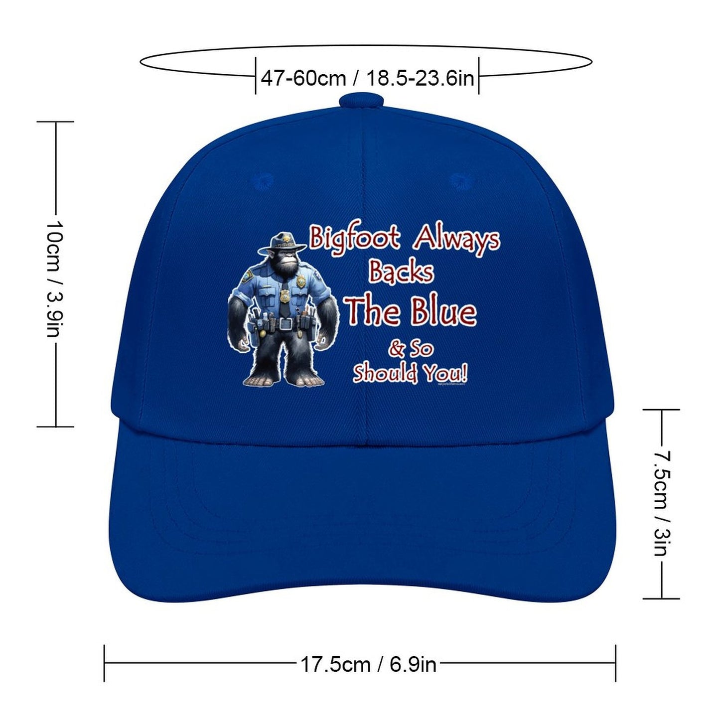 Bigfoot, Sasquatch “Bigfoot always..", Baseball Cap – 8 Colors
