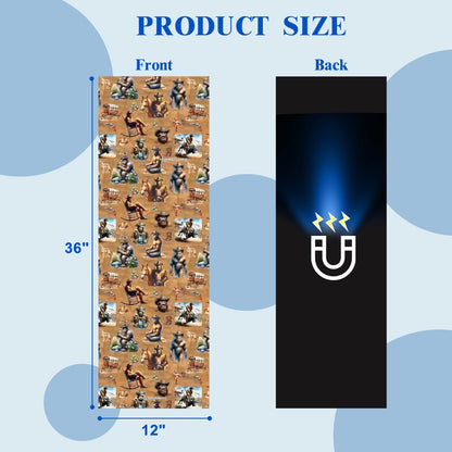 Bigfoot / Sasquatch Themed School Locker, Magnetic Wallpaper 2 pcs