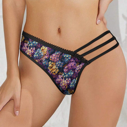 10 Beautiful Flower Designs, Sexy G String for Women
