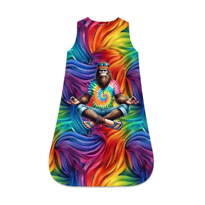 Sasquatch Rainbow Yoga, Sleeveless Baby Sleep Sack