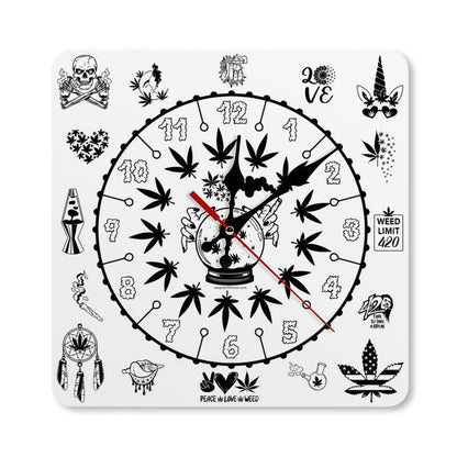 Ganja Square Wall Clock