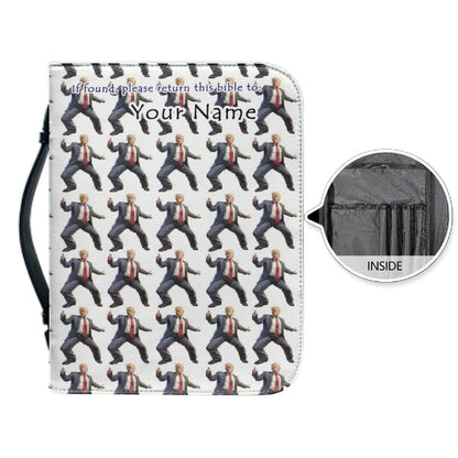 PERSONALIZABLE - Donald Trump, MAGA Designs Pleather BIBLE/Book Cover / Protector
