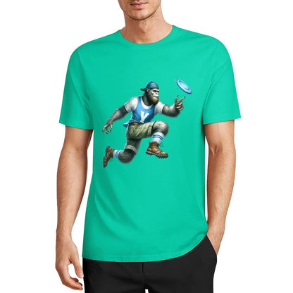 DTF 160gsm Cotton Men's Short Sleeve T-shirt (Front Printing)