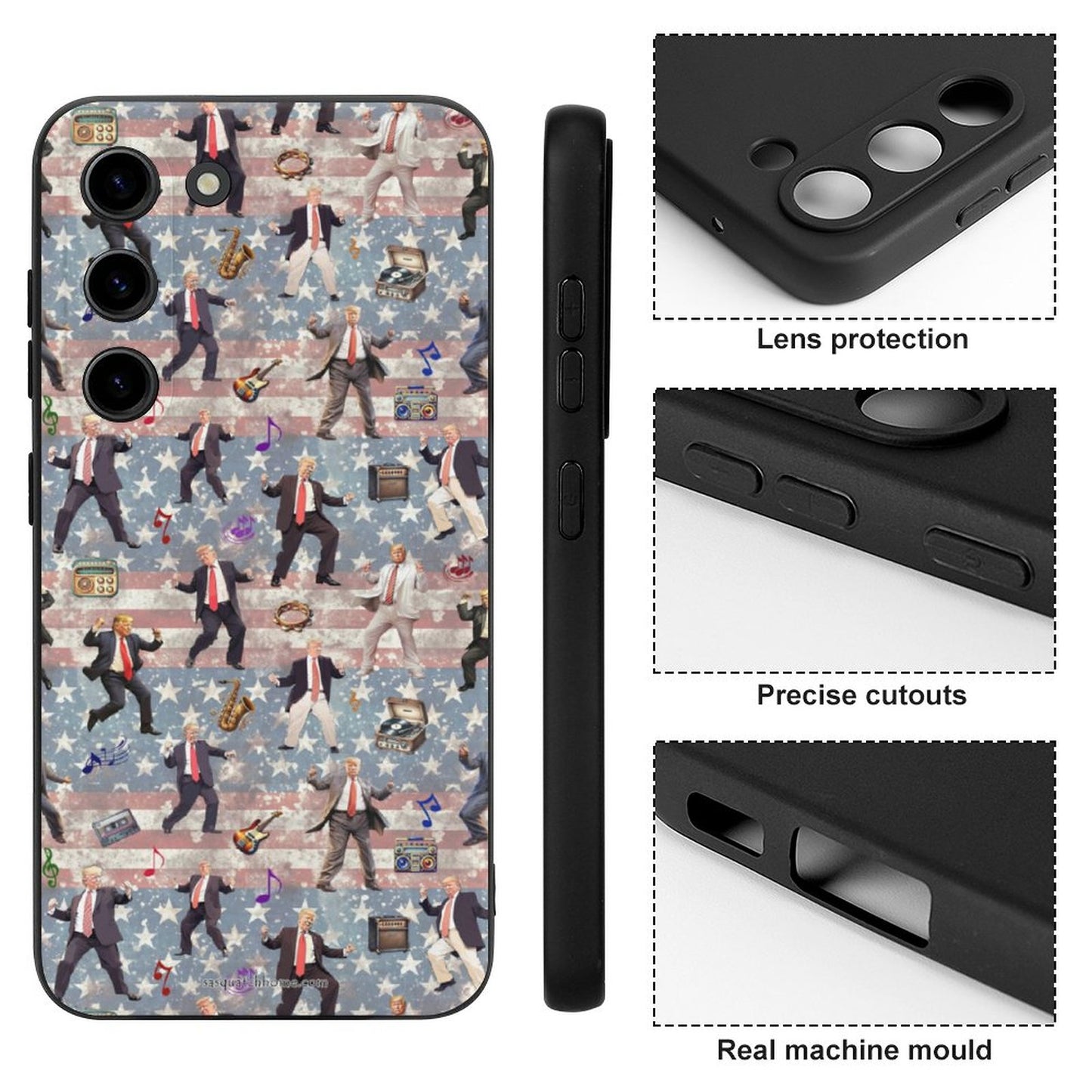 20 Donald Trump Designs, Samsung S23 Series TPU Cell Phone Case