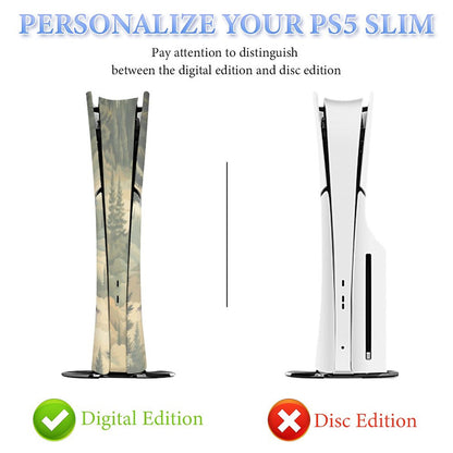 Forest Dragon Sticker for PS5 Slim Controller Console
