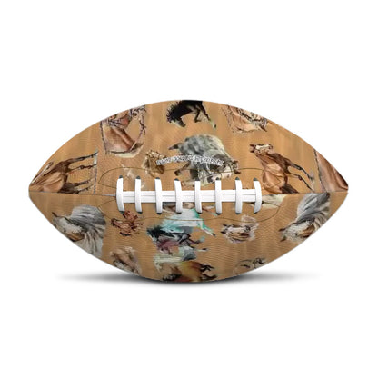 10 Animal Designs, Leather Rugby / Football