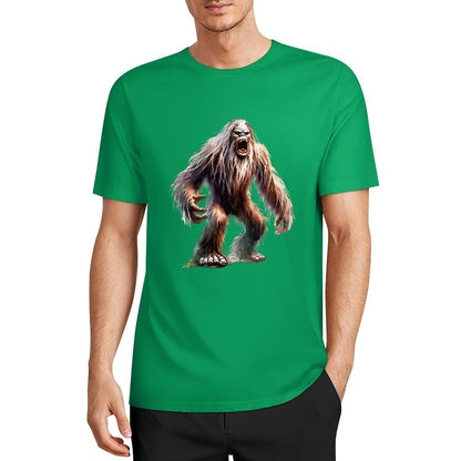 Bigfoot - Sasquatch Scary Short Sleeve Cotton T-Shirt