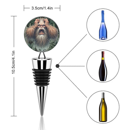 Frustrated Bigfoot Sasquatch, Wine Bottle Stopper