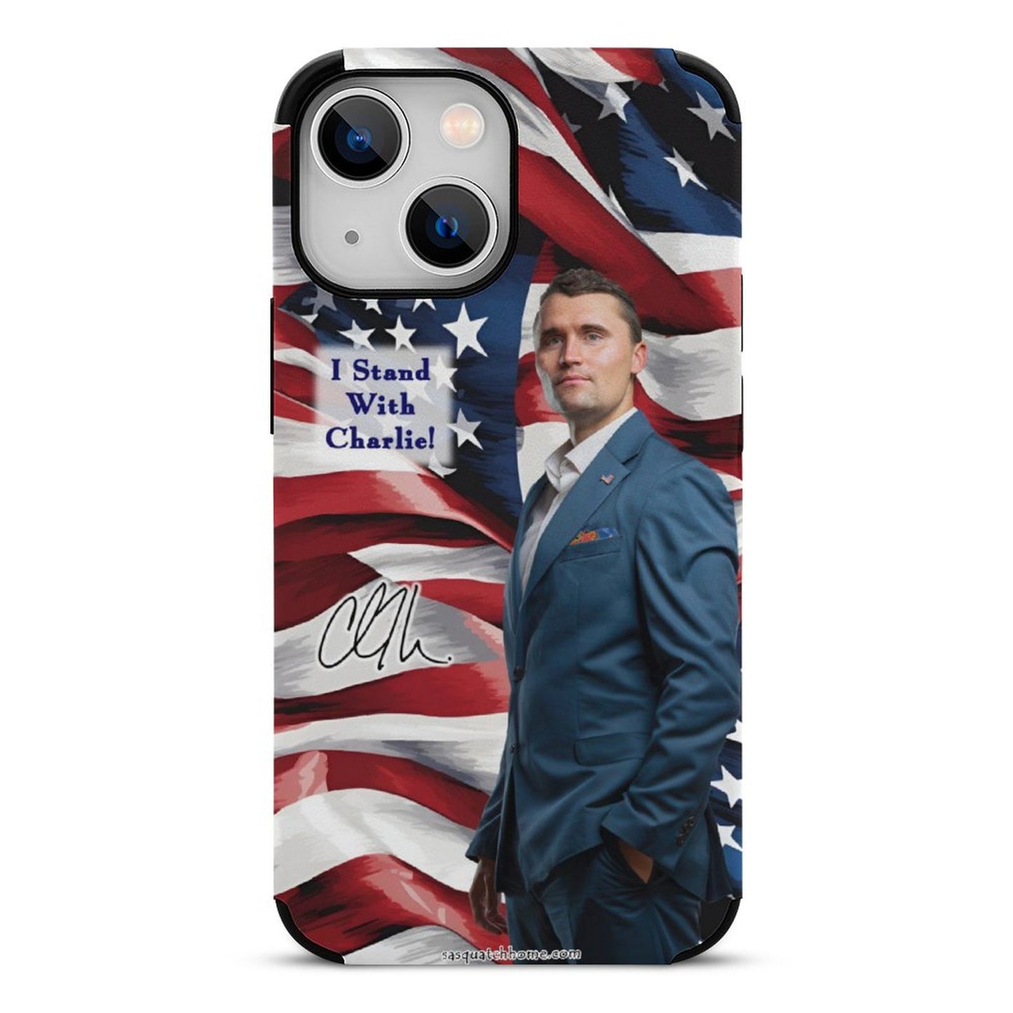 Charlie Kirk Memorial, Microfiber iPhone 13 Cases