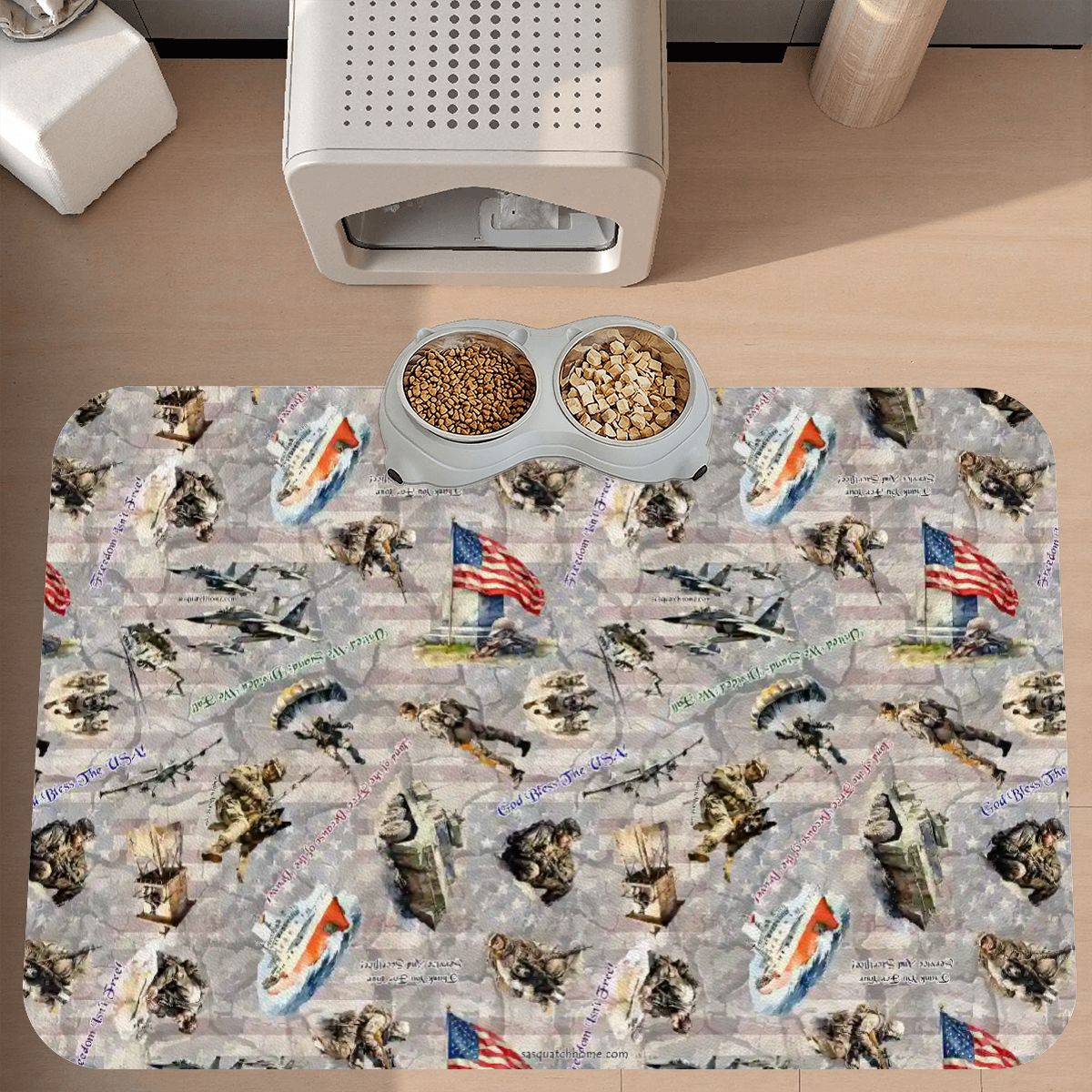 20 Misc Designs, Waterproof Pet Food Mat